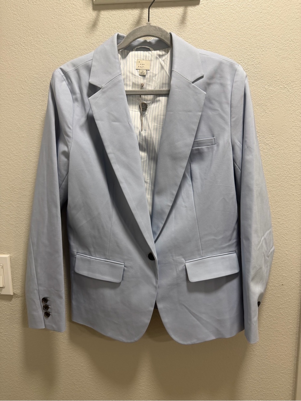 a new day Light Blue Single-Button Tailored Blazer